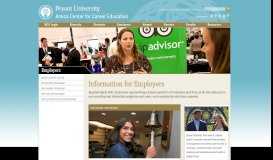 
							         Information for Employers - Bryant University								  
							    