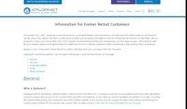 
							         Information for Former Netset Customers - Xplornet								  
							    