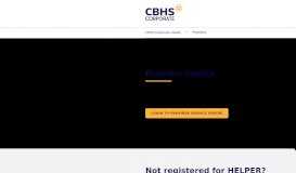 
							         Information for Health Providers from CBHS Corporate Health								  
							    
