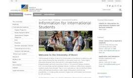 
							         Information for International Students — Universität Bonn								  
							    