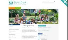 
							         Information for Parents | Barton Peveril College								  
							    