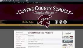 
							         Information for Parents | Parents | Coffee County School System								  
							    
