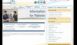 
							         Information for Patients - Complete Care								  
							    