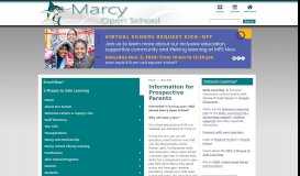 
							         Information for Prospective Parents - Marcy Open School								  
							    