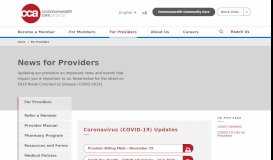 
							         Information for Providers | Commonwealth Care Alliance								  
							    