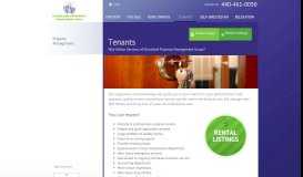 
							         Information for Tenants on Property Management - Cleveland Property ...								  
							    