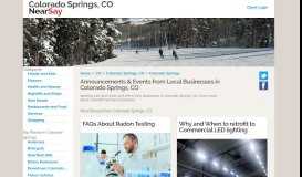 
							         Information From Local Businesses in Colorado Springs, CO ...								  
							    