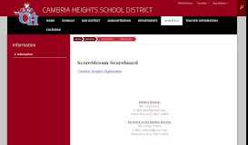 
							         Information / Information - Cambria Heights School District								  
							    