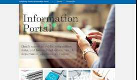 
							         Information Portal | Allegheny County								  
							    