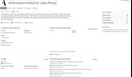 
							         Information Portal for Sales Portal in Launchpad								  
							    