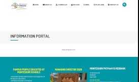 
							         Information Portal – Montessori Pathways								  
							    