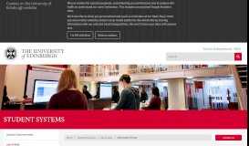 
							         Information Portal | The University of Edinburgh								  
							    