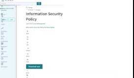 
							         Information Security Policy | Information Security | Threat (Computer)								  
							    