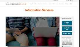 
							         Information Services - IT: Hornet Hive. Kalamazoo College								  
							    