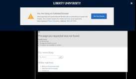 
							         Information Services - Outage Information | - Liberty University								  
							    