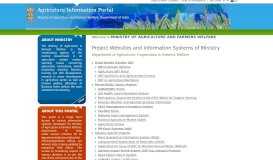 
							         Information System for Ministry of Agriculture & Farmers Welfare ...								  
							    