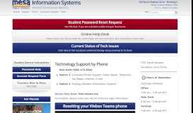 
							         Information Systems - Mesa Public Schools								  
							    