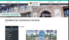 
							         information technology division - IIUM								  
							    