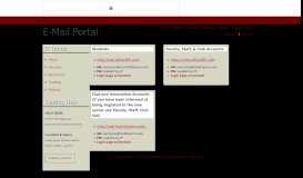 
							         Information Technology : E-Mail Portal - Franklin Pierce University								  
							    