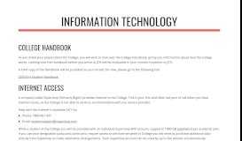 
							         Information Technology - JCH Intranet								  
							    