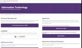 
							         Information Technology Resources – Mount Saint Mary's University ...								  
							    