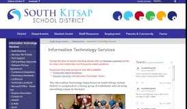 
							         Information Technology Services - South Kitsap Schools								  
							    