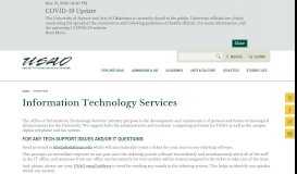 
							         Information Technology Services | University of ... - Usao.edu								  
							    
