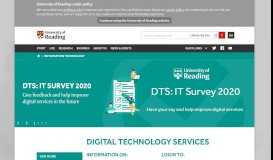 
							         Information Technology – University of Reading								  
							    