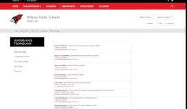 
							         Information Technology / Welcome Page - Willmar Public Schools								  
							    