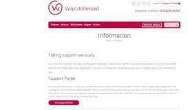 
							         Information - Voip Unlimited								  
							    