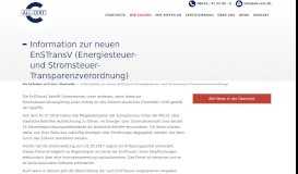 
							         Information zur neuen EnSTransV (Energiesteuer- und Stromsteuer ...								  
							    