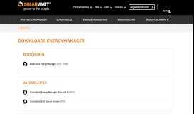 
							         Informationen zum EnergyManager zum Download | SOLARWATT								  
							    