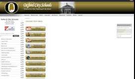 
							         InformationNOW- Parent Portal | Parent ... - Oxford City Schools								  
							    