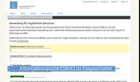 
							         Informationsportal ESRA3 ist freigeschaltet - Neuapostolische Kirche ...								  
							    