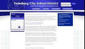 
							         InfoSnap - Twinsburg City Schools								  
							    