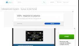 
							         Infotainment System - Suzuki SLDA Portal - doczz								  
							    