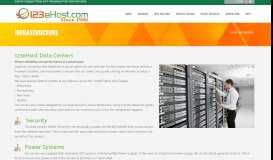 
							         Infrastructure | Business Web Hosting - 123eHost								  
							    