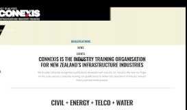 
							         Infrastructure Industry Training Organisation | Connexis ITO NZ								  
							    