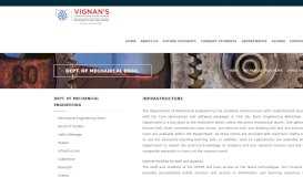 
							         Infrastructure - VIGNAN's FOUNDATION for SCIENCE, TECHNOLOGY ...								  
							    