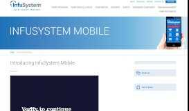 
							         InfuSystem Mobile								  
							    