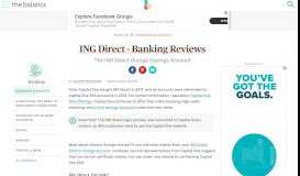 
							         ING Direct: Now Part of Capital One 360 (History) - The Balance								  
							    