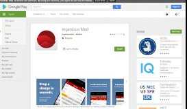 
							         Ingenious Med - Apps on Google Play								  
							    
