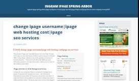 
							         ingram ipage spring arbor - WordPress.com								  
							    
