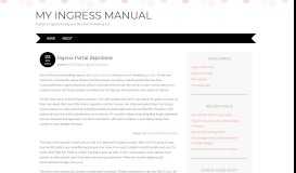 
							         Ingress Portal Rejections | My Ingress Manual								  
							    