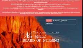 
							         Initial Exam / ReExam - New Mexico Board of Nursing								  
							    
