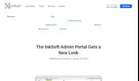 
							         InkSoft's Admin Portal Gets a New Look								  
							    
