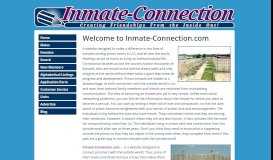 
							         Inmate-Connection: Write a Prisoner | Inmate Pen Pal Services								  
							    