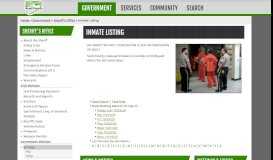 
							         Inmate Listing | Scott County, Iowa								  
							    