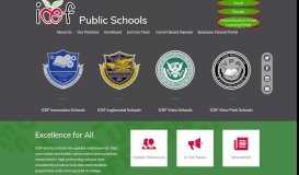 
							         Inner City Education Foundation Public Schools								  
							    