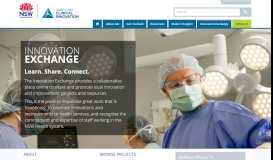 
							         Innovation Exchange | Agency for Clinical Innovation								  
							    